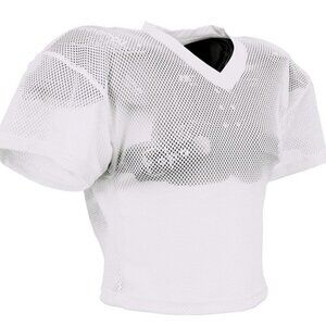 Champro Sports New Gridiron Porthole Mesh Football White Practice Jersey